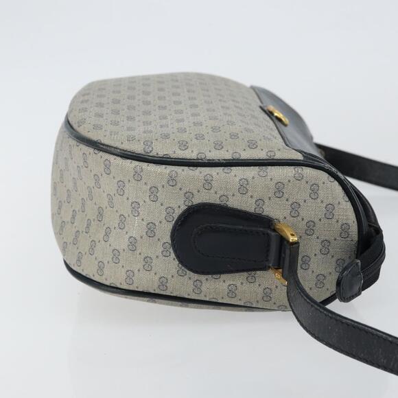 GUCCI Micro GG Supreme Shoulder Bag PVC Navy Gold 001 115 0918 Auth 143245 - Picture 4 of 16